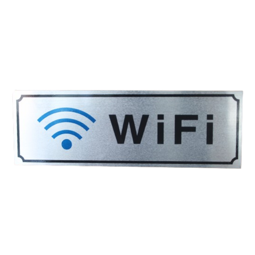 [SP00041] Letrero De Aluminio Wifi SP00041