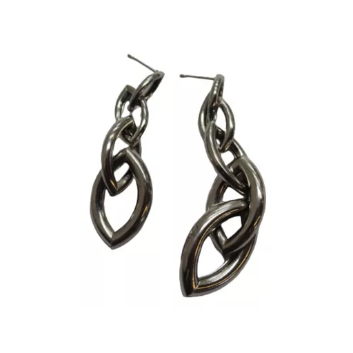 [ARETECADENA] Aretes De Cadenas Plateadas Acero Inoxidable