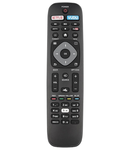 [Nh500up] Control Remoto Remplazo Phillips Nh500up Con Netflix