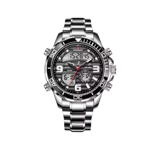 Reloj De Pulsera De Cuarzo Deportivo Cronógrafo Digital De Lujo
