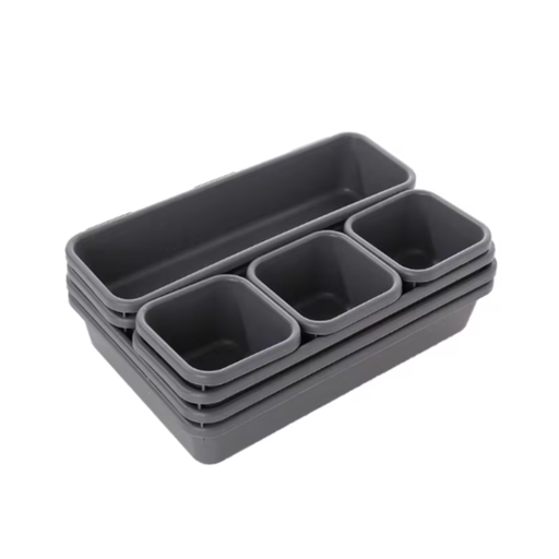 [ODC-8P] Caja Organizadora De Cajones 8 Piezas Para Maquillaje, Cosméticos, Artículos.