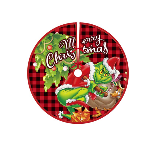 [Grinch] Faldas Para Árbol De Navidad Alfombra De Grinch de 90 cm