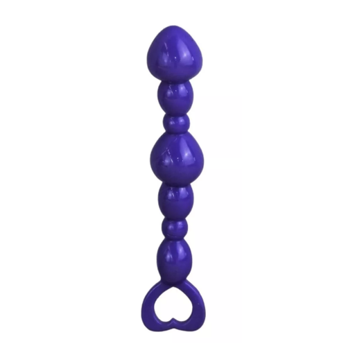 [PROCORM] Plug Rosario Anal De Silicona Suave Corazón