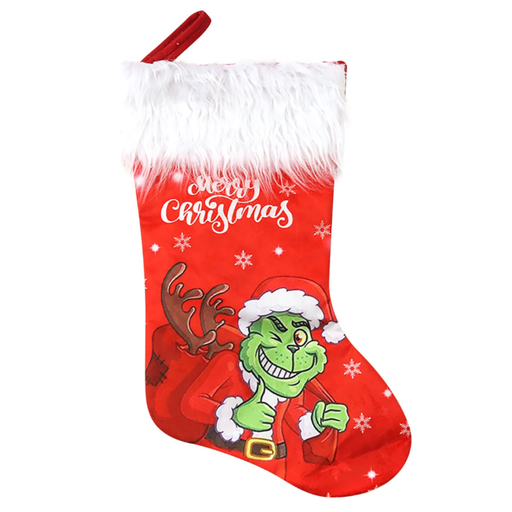 [BTA-GRN] Bota Navideña El Grinch Para Fiestas De Navidad