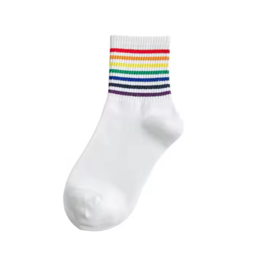 [CPRIDAORG4PAR] Calcetines Pride Arcoiris Lgbt+ Orgullo Gay / 4 Pares