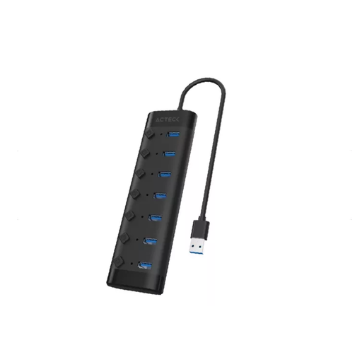 [DH470] Hub Acteck Usb A 7 En 1 Port Dh470 Advanced Series Drop