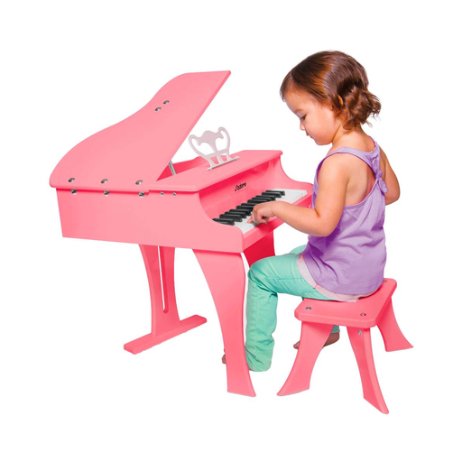 Piano De Cola Infantil Didáctico Con Banco De Madera Drop