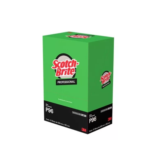 [P-96] 3M Fibra Verde SG-96 Scotch Brite Caja Con 12 P Drop