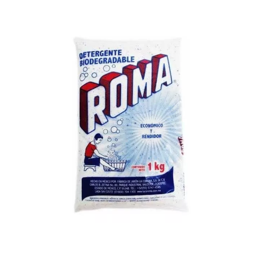 [000274135] Caja De Detergente Polvo Roma 10 Bolsas De 1 Kilo Drop