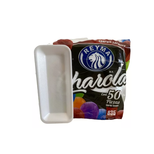[MOD-835] Charola 50 Piezas Modelo 835 Plato Desechable Drop