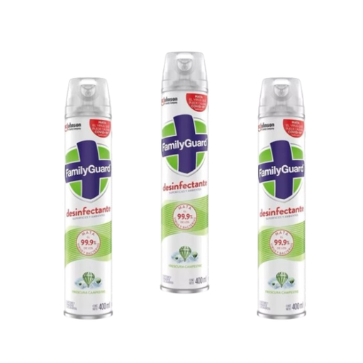 [DESFGFC12] Desinfectante Family Guard Frescura Campestre 400 Ml. 12 Pzas. Drop