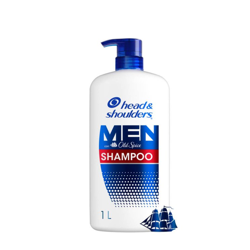 [000079880] Shampoo Head & Shoulders Men Fragancia Old Spice 1 L Drop