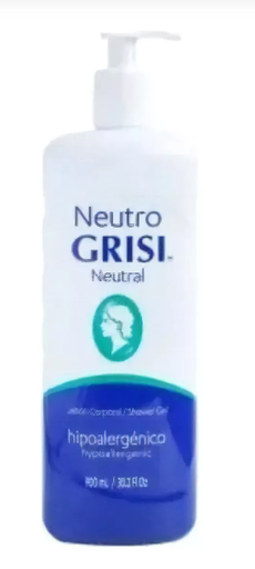 [000193510] Jabón Corporal Grisi Neutro 2 pzas. de 900 ml. Drop