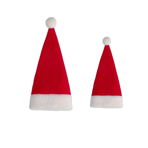 [Mini-Gr] Adornos Navideños Para Cubiertos 2 Piezas Mini Gorrito Rojo