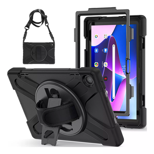[6005200] Funda De Uso Rudo 360 grados TAB M1010.1 3RD TB-328FU TB-328XU Drop