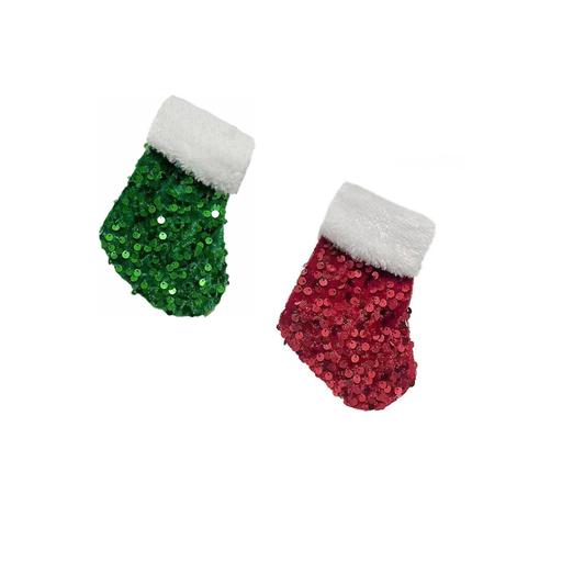 [BTA-2] Mini Bota De Navidad Colgante 2 Piezas Adorno Para Árbol