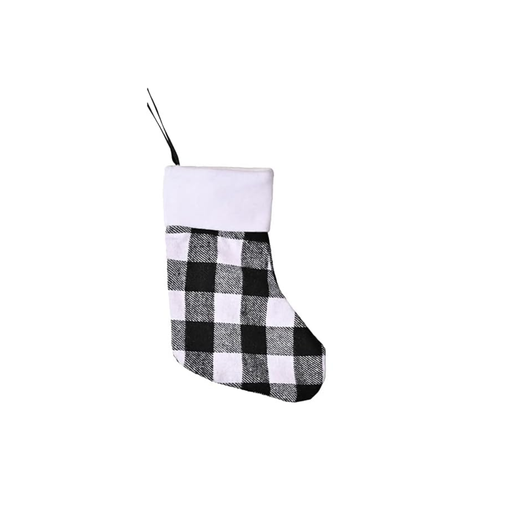 [BTA-MN] Bota De Navidad Mini Colgante Diseño De Cuadros Adorno de Nvauidad