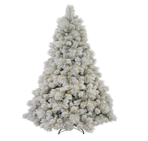[981018729] Árbol de Navidad Artificial Member's Mark Nevado con Luces LED 2.28 m Drop 002