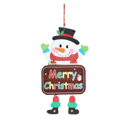 [COAMN04] Colgante Armable Navideño Muñeco de Nieve Drop 002