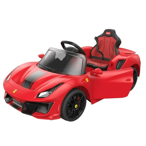 [981018985] Carrito Montable Eléctrico Ferrari Rojo Infantil Drop002