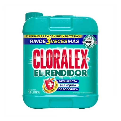 [000019039] Blanqueador Líquido Cloralex El Rendidor 10 L Drop002