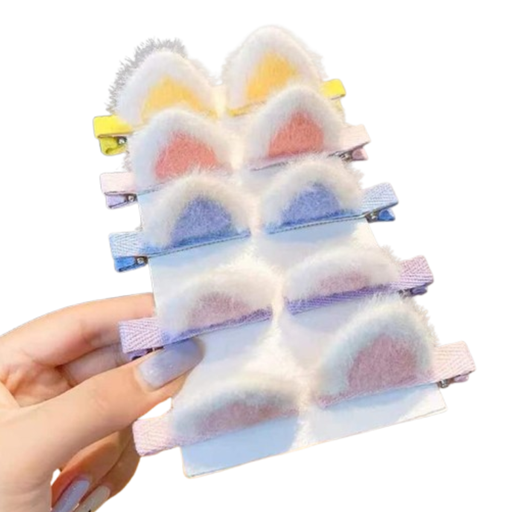 [BRC-KW] Broche Para El Cabello Con Orejas De Gato Kawaii
