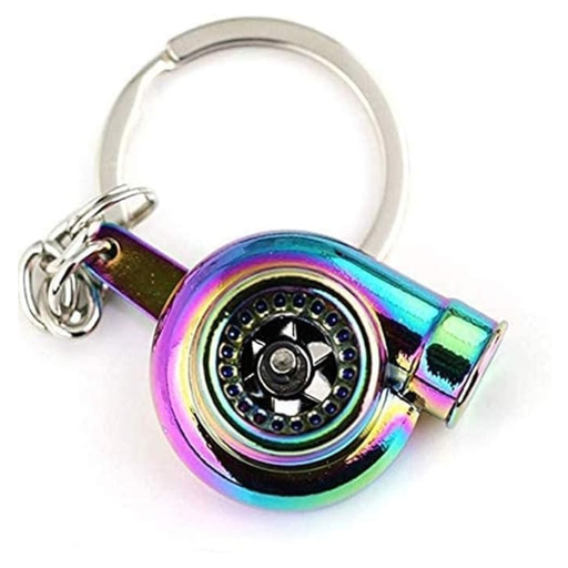 [TUR-1] Llavero De Turbo Compresor De Metal Mini Llavero