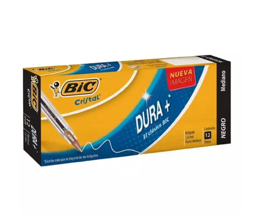 [1] Caja De Bolígrafo Cristal Negro - 12 Piezas Drop 009