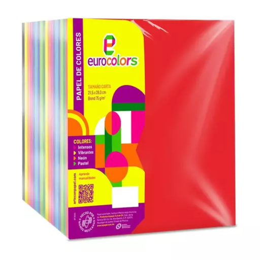 [1423] Papel Carta Arcoiris Pq/1000h / Drop 009