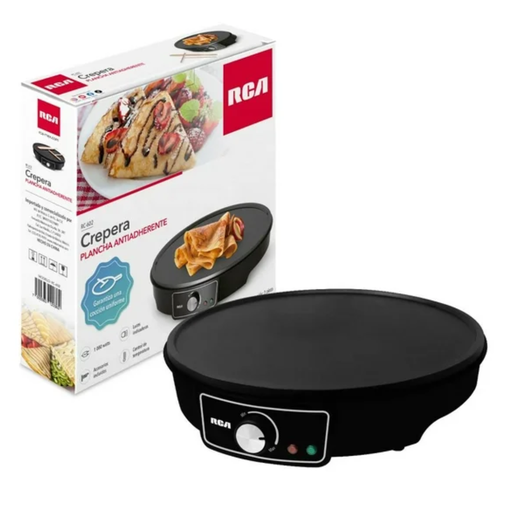 [981007435] Crepera Antiadherente RCA RC-602 Negro Drop002