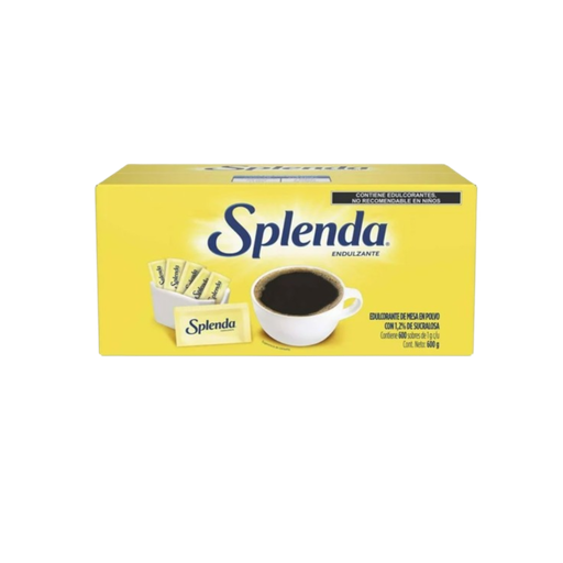 [000143474] Endulzante Splenda 600 Sobres De 1 Gr. c/u Drop002