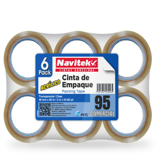 [4546] Cinta Adhesiva Empaque/48mmx50m/PqteC/6 PZ/Drop 009