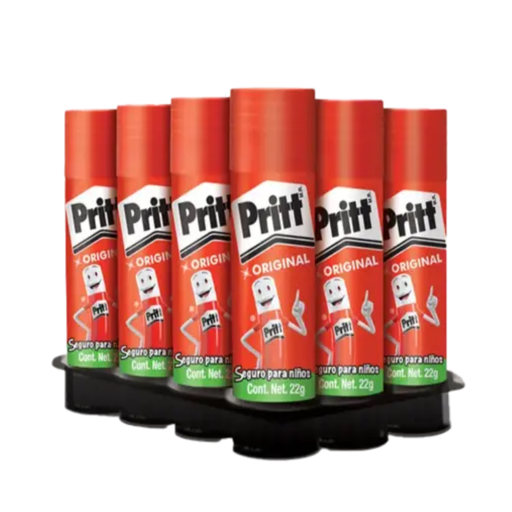 [2021] Pegamento lapiz adhesivo/charola C/12 pzas/22grc/u /Drop 009