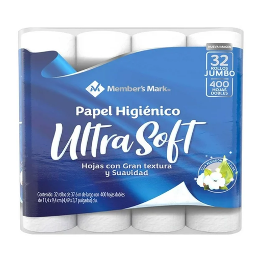 [000954468] Papel Higiénico Member's Ultra Suave con 32 Rollos Drop002