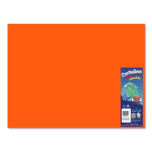 [1396] Cartulina Iris 50x66 Naranja Pq10 Drop 009