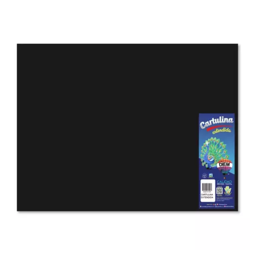 [1412] Cartulina Iris 50x66 Negro Pq10 Drop 009