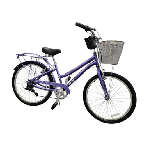 [981020930] Bicicleta Urbana Huffy Seville Rodada 24 Morado Drop002