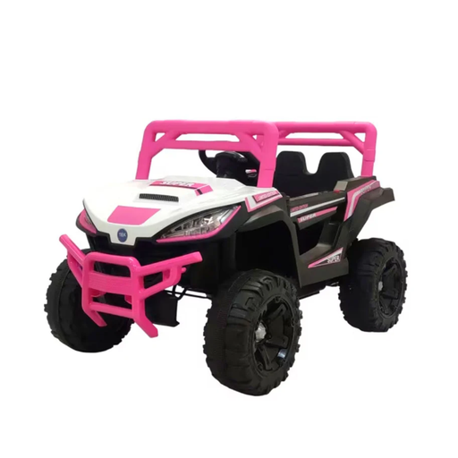 [CTR1] Coche Eléctrico Todoterreno Para Niños Rosa Drop001