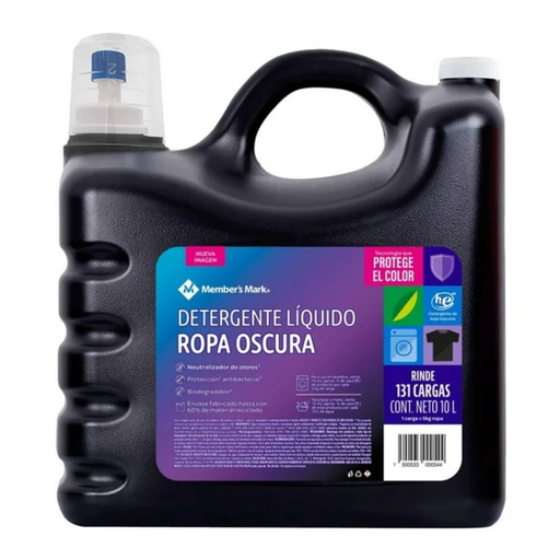 [980000968] Detergente Líquido Member's Mark Ropa Oscura 10 l Drop002