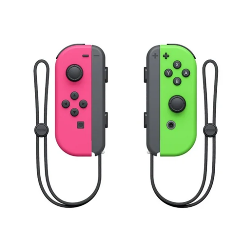 [980021099] Joy Con Neon Nintendo Switch L R Rosa Y Verde Drop002