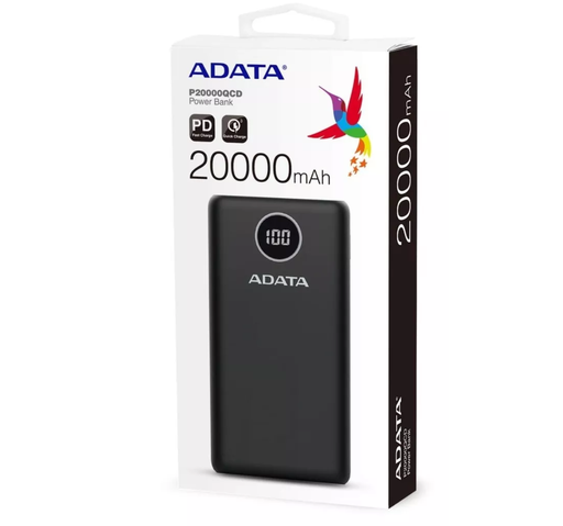 [980028241] Cargador Portatil Celular Digital Adata Negro Drop002
