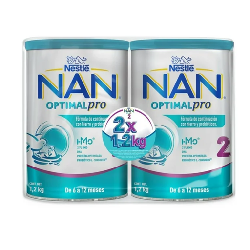 [980000648] Fórmula De NAN OptimalPro 2 Latas De 1.2 kg Drop002