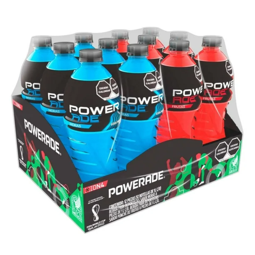 [980043199] Bebida Isotónica Powerade 12 pzas De 1 L Drop002