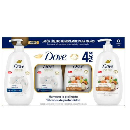[981005956] Pack Jabon Líquido Humectante Manos 4 Pzas c/u 355 ML Drop 002