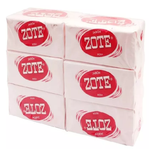 [825759] Jabón de Pasta Rosa 6 pzas de 400 g c/u Drop 002