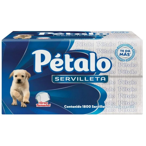 [4420] Servilletas Hoja Sencilla 4 Paquetes con 450 pzas c/u Drop 002
