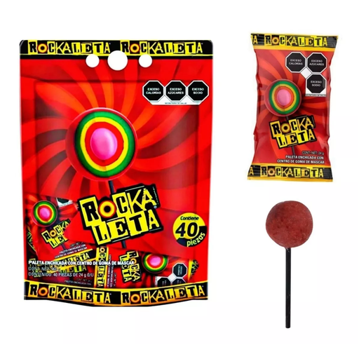 [63000] Paleta Rockaleta Sonric's 40 pzas Drop 002