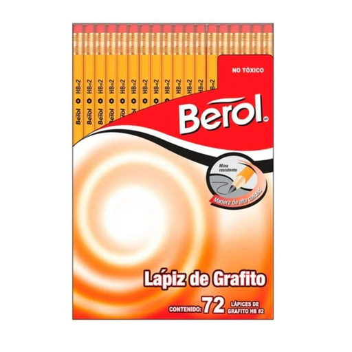 [714083] Lápices Berol Mirado # 2 HB con 72 pzas Drop002