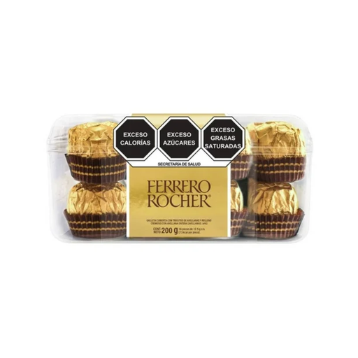[000083177] Chocolate Ferrero Rocher  con Avellana con 16 pzas Drop002