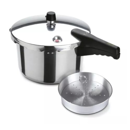 [00750105997001] Olla Presión 8Lt con Vaporera Aluminio 2en1 Drop004